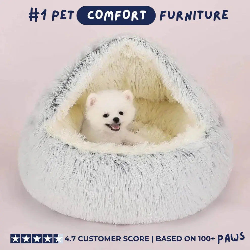 Premium Cozy Cave Pet Bed
